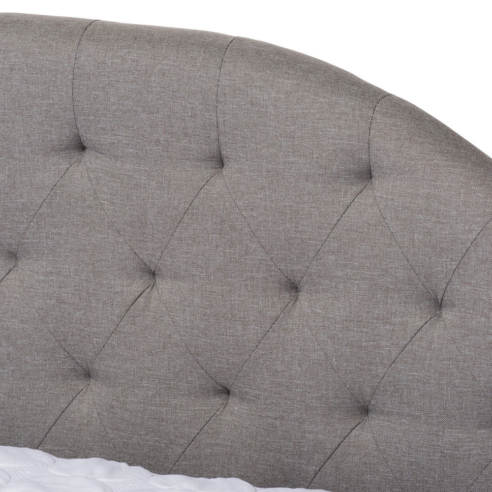 Baxton Studio - Eliza Queen Size Daybed with Trundle in Grey - CF8940-Grey-Daybed-Q/T view 6