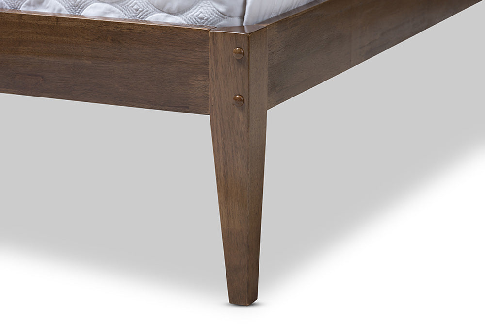 Baxton Studio - Elmdon Full Size Bed - SW8066-Walnut-M17-Full view 6