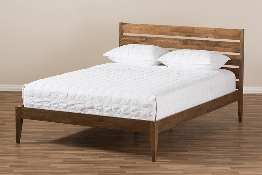 Baxton Studio - Elmdon Full Size Bed - SW8066-Walnut-M17-Full view 7