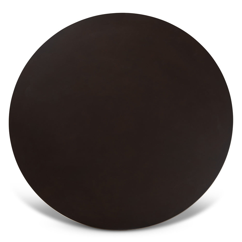 Baxton Studio - Elodia Dining Set in Dark Brown - Elodia-Dark Brown-5PC Dining Set view 4