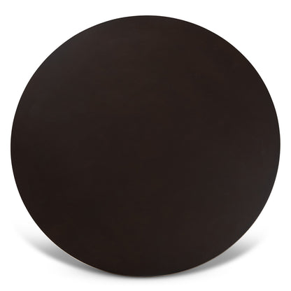 Baxton Studio - Elodia Dining Set in Dark Brown - Elodia-Dark Brown-5PC Dining Set view 4