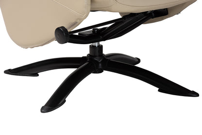 Baxton Studio - Elwood Chair with Footstool - BT-70837-04-Beige-LoungeChair view 11