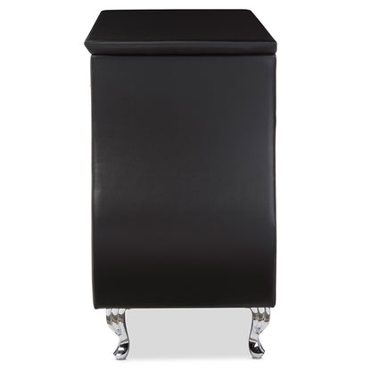 Baxton Studio - Enzo Dresser - BBT2039-Black-Dresser view 2