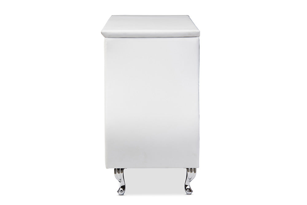 Baxton Studio - Enzo Dresser - BBT2039-White-Dresser view 2