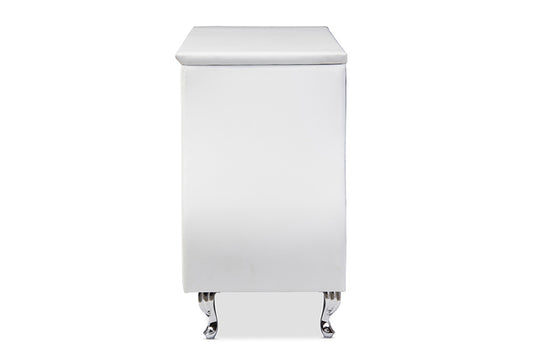 Baxton Studio - Enzo Dresser - BBT2039-White-Dresser view 2