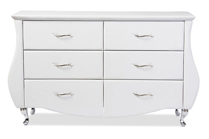 Baxton Studio - Enzo Dresser - BBT2039-White-Dresser view 5