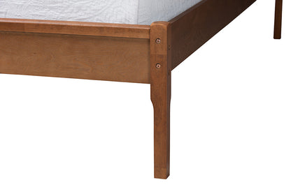 Baxton Studio - Eridian Full Size Daybed - MG0070-Walnut Rattan-Full view 6