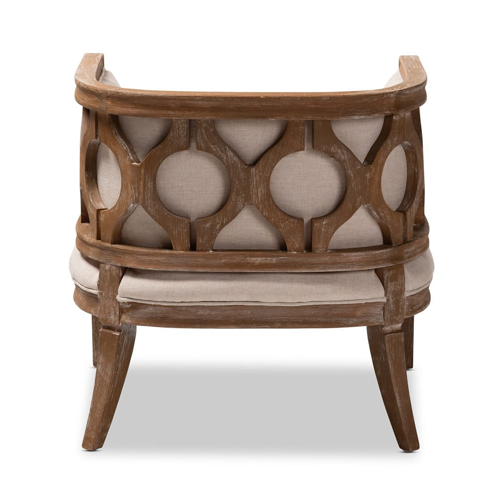Baxton Studio - Esme Chair in Beige/Oak - TSF9911-Beige/Natural Oak-CC view 4