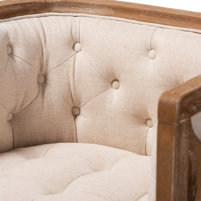 Baxton Studio - Esme Chair in Beige/Oak - TSF9911-Beige/Natural Oak-CC view 5