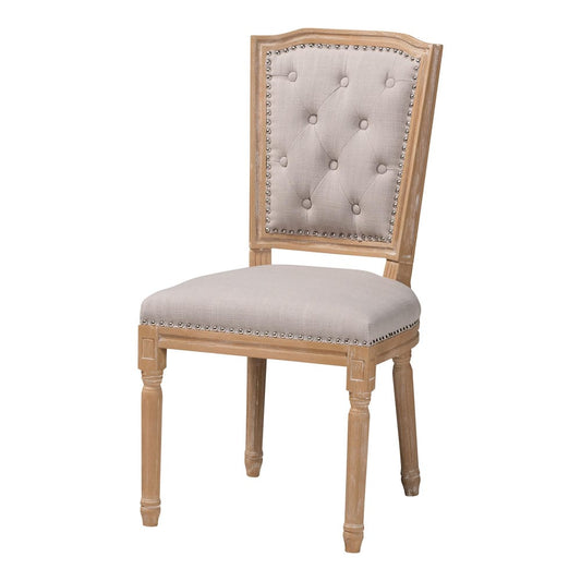 Baxton Studio - Estelle Dining Chair in Beige - TSF-9341 view 1