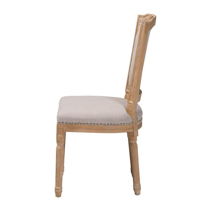 Baxton Studio - Estelle Dining Chair in Beige - TSF-9341 view 3