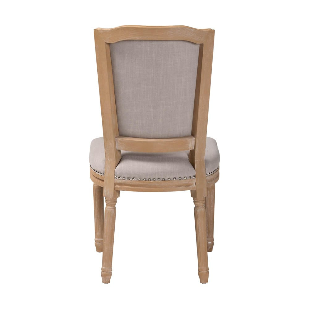 Baxton Studio - Estelle Dining Chair in Beige - TSF-9341 view 4
