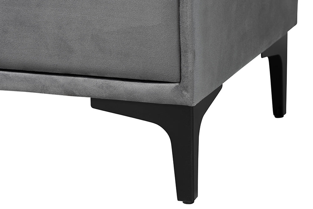 Baxton Studio - Etienne Dresser - BBT2047 A3-Dark Grey-Dresser view 8