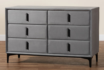 Baxton Studio - Etienne Dresser - BBT2047 A3-Dark Grey-Dresser view 10
