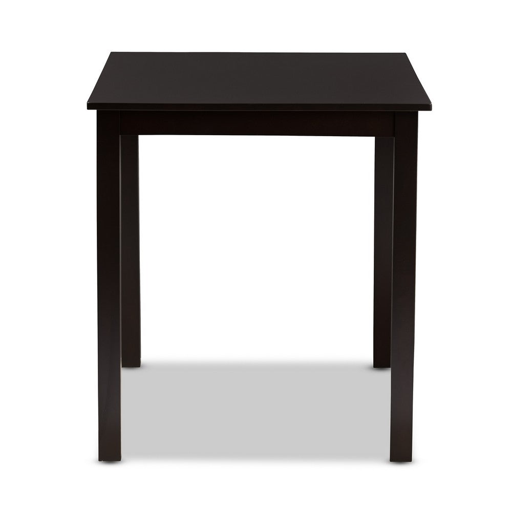 Baxton Studio - Eveline Dining Table in Espresso Brown - RH7006-Dark Brown-DT view 3