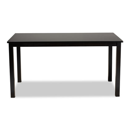 Baxton Studio - Eveline Dining Table in Espresso - RH7008T-Dark Brown-DT view 2