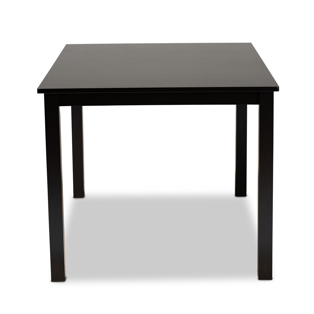 Baxton Studio - Eveline Dining Table in Espresso - RH7008T-Dark Brown-DT view 3