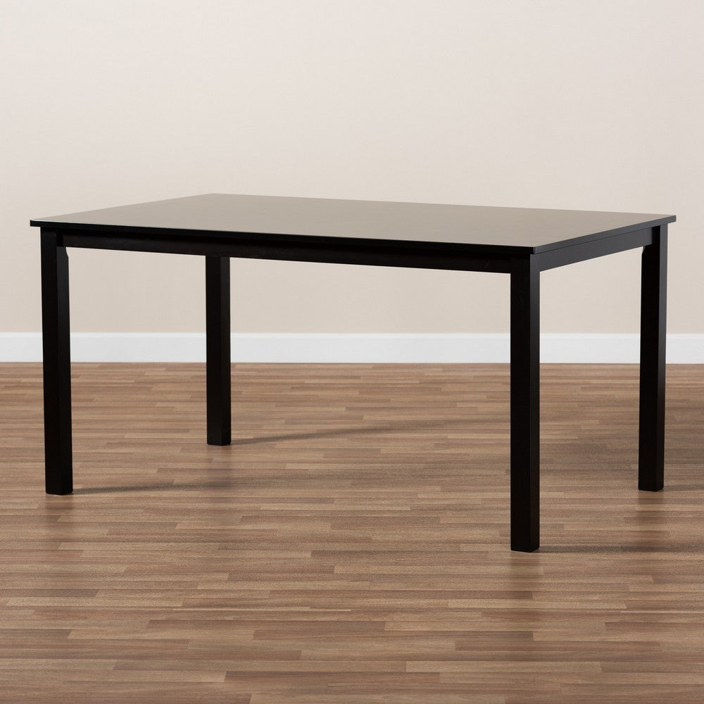 Baxton Studio - Eveline Dining Table in Espresso - RH7008T-Dark Brown-DT view 5