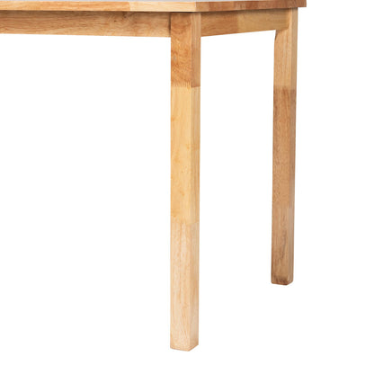 Baxton Studio - Eveline Dining Table in Natural Brown - RH7006-Natural-DT view 4