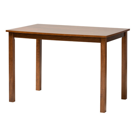 Baxton Studio - Eveline Dining Table in Walnut Brown - RH7006-Walnut Brown-DT view 1
