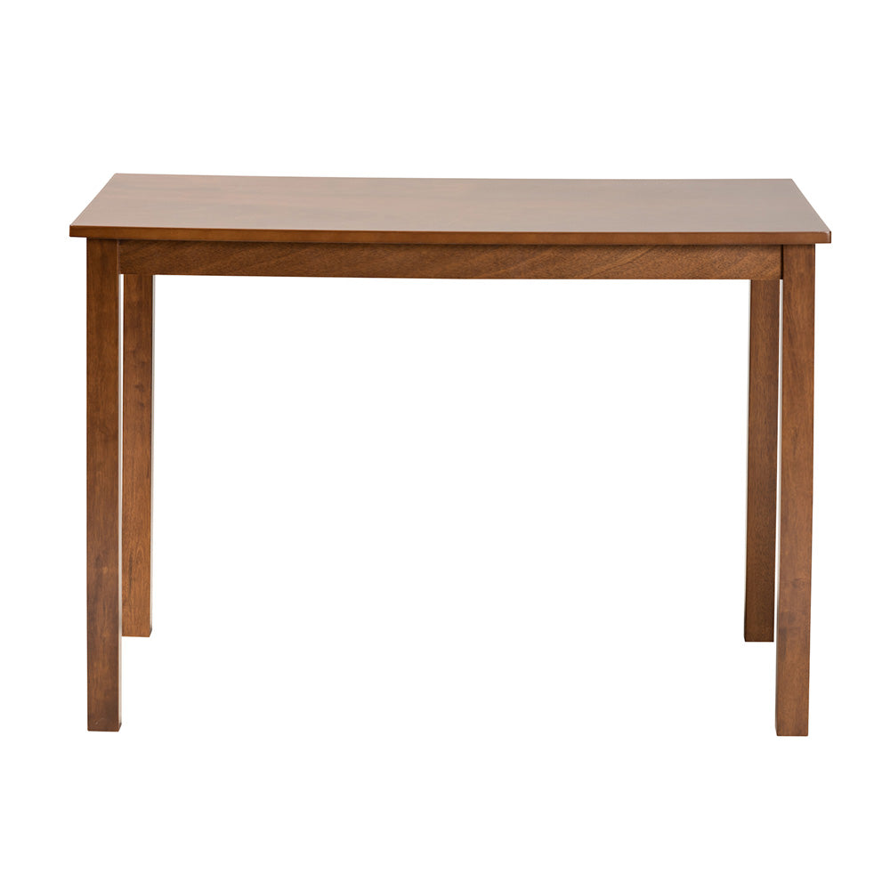 Baxton Studio - Eveline Dining Table in Walnut Brown - RH7006-Walnut Brown-DT view 2