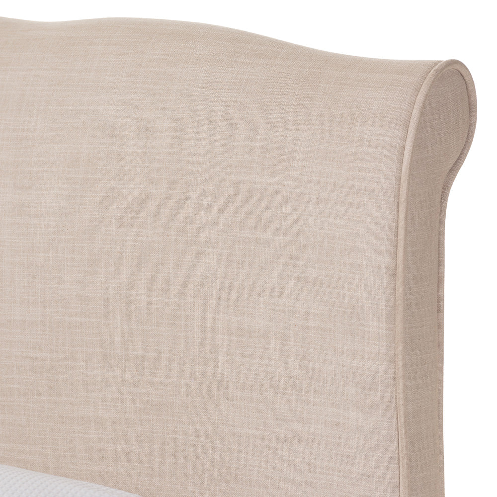 Baxton Studio - Fannie Full Size Bed in Beige - BBT6571-Beige-Full view 3