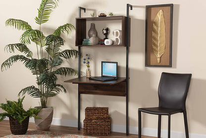 Baxton Studio - Fariat Shelving Unit - BRO-003 view 5