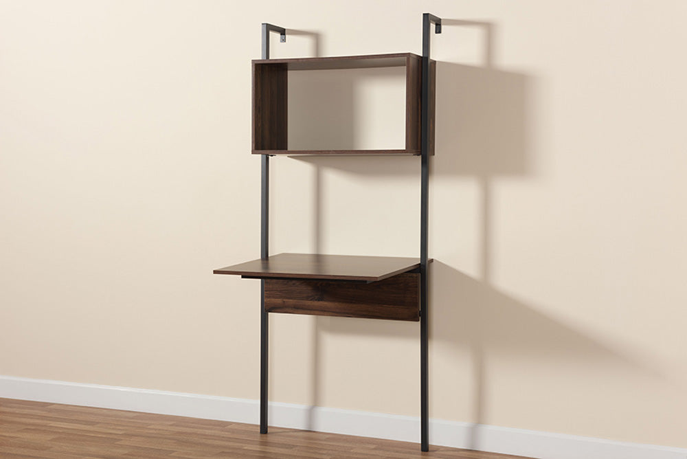 Baxton Studio - Fariat Shelving Unit - BRO-003 view 7