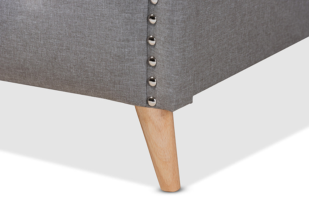 Baxton Studio - Felisa King Size Bed - CF9009-Grey-King view 6