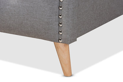 Baxton Studio - Felisa King Size Bed - CF9009-Grey-King view 6