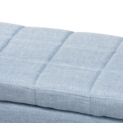 Baxton Studio - Fera Ottoman in Light Blue - WS-2005-P-Light Blue-OTTO view 5