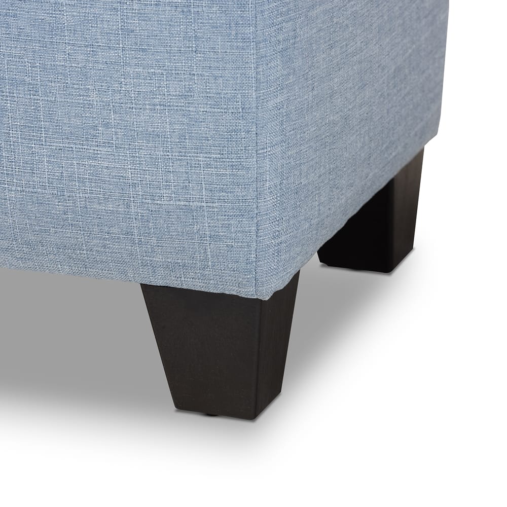 Baxton Studio - Fera Ottoman in Light Blue - WS-2005-P-Light Blue-OTTO view 6