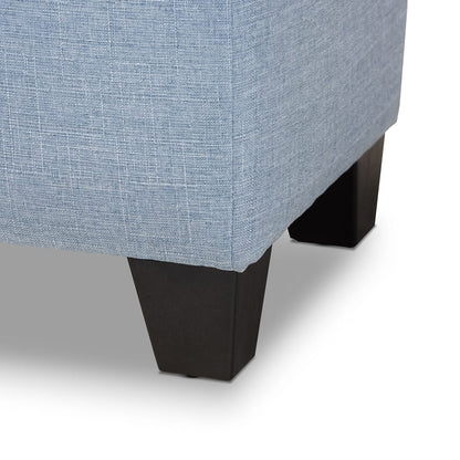 Baxton Studio - Fera Ottoman in Light Blue - WS-2005-P-Light Blue-OTTO view 6