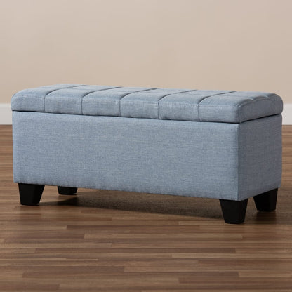 Baxton Studio - Fera Ottoman in Light Blue - WS-2005-P-Light Blue-OTTO view 7