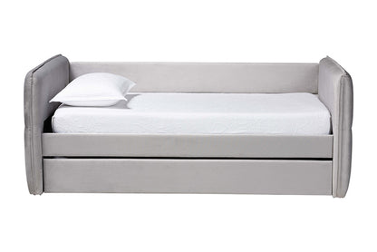 Baxton Studio - Finch Twin Size Bed - CF9382-A-Light Grey-Daybed-T/T view 3