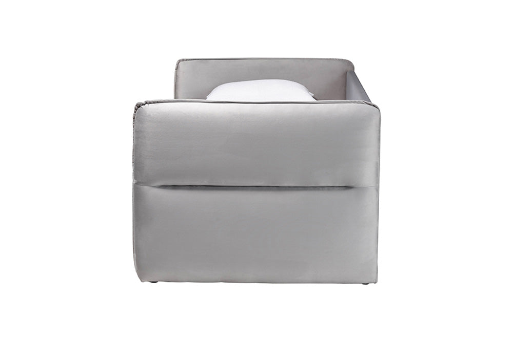 Baxton Studio - Finch Twin Size Bed - CF9382-A-Light Grey-Daybed-T/T view 7