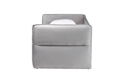Baxton Studio - Finch Twin Size Bed - CF9382-A-Light Grey-Daybed-T/T view 7