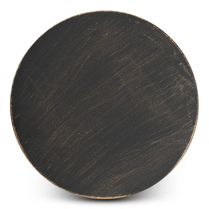 Baxton Studio - Finnick End Table in Black - H01-102535 Metal Side Table view 3