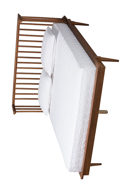 Baxton Studio - Flint King Size Bed - MG0092-Ash Walnut-King view 1