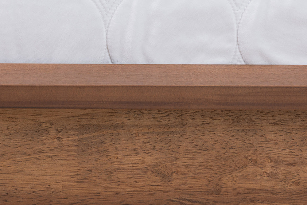 Baxton Studio - Flint King Size Bed - MG0092-Ash Walnut-King view 7
