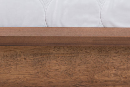 Baxton Studio - Flint King Size Bed - MG0092-Ash Walnut-King view 7