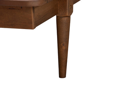 Baxton Studio - Flint Queen Size Bed - MG0092-Ash Walnut-Queen view 6
