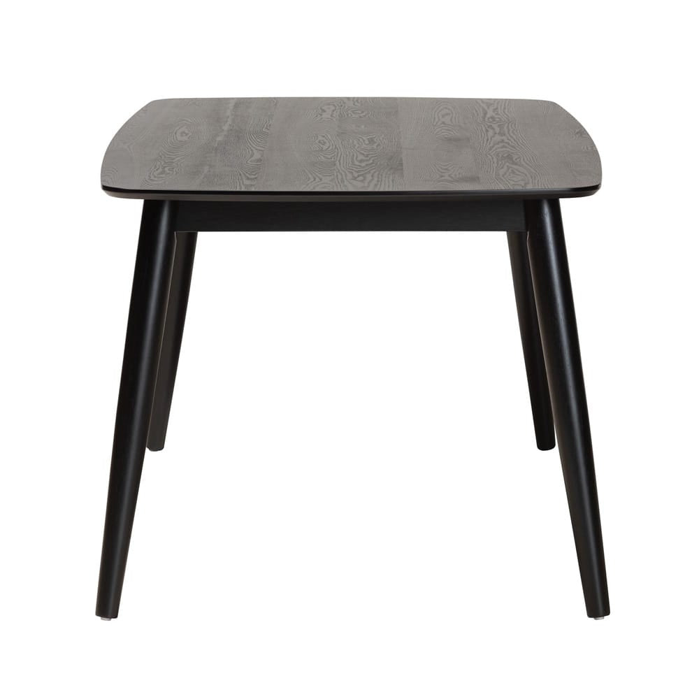 Baxton Studio - Flora Dining Table in Black - Flora-Black-DT view 3