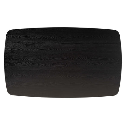 Baxton Studio - Flora Dining Table in Black - Flora-Black-DT view 5