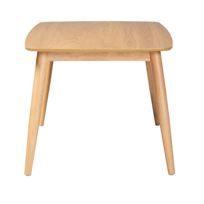 Baxton Studio - Flora Dining Table in Natural Oak - Flora-Natural Oak-DT view 3