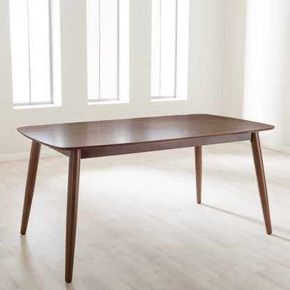 Baxton Studio - Flora Dining Table in "Oak" Medium Brown - Flora-Medium Oak-DT view 5