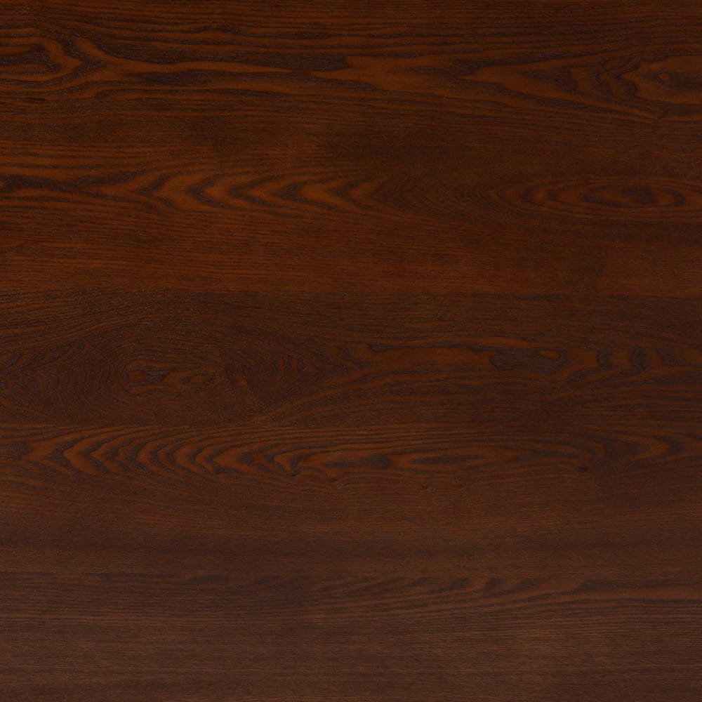 Baxton Studio - Flora Dining Table in Walnut Brown - Flora-Walnut/Crown Cut Veneer-DT view 6