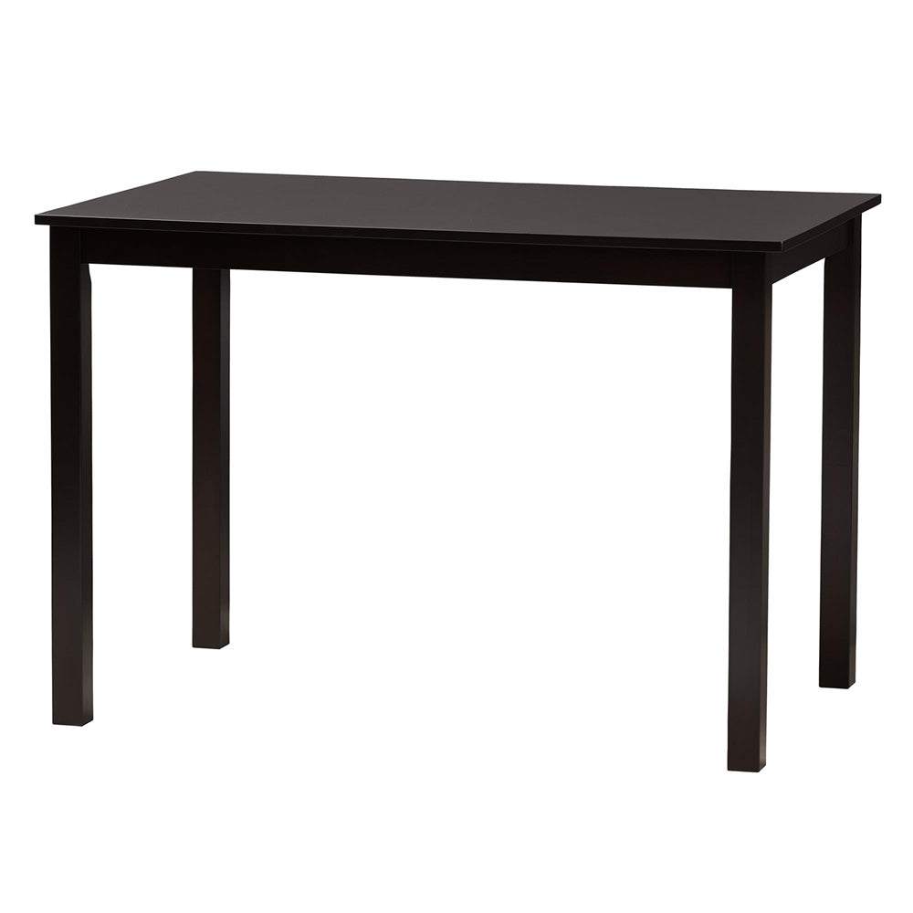Baxton Studio - Florencia Dining Set in Beige/Espresso Brown - RH388C-Sand/Dark Brown-5PC Dining Set view 3