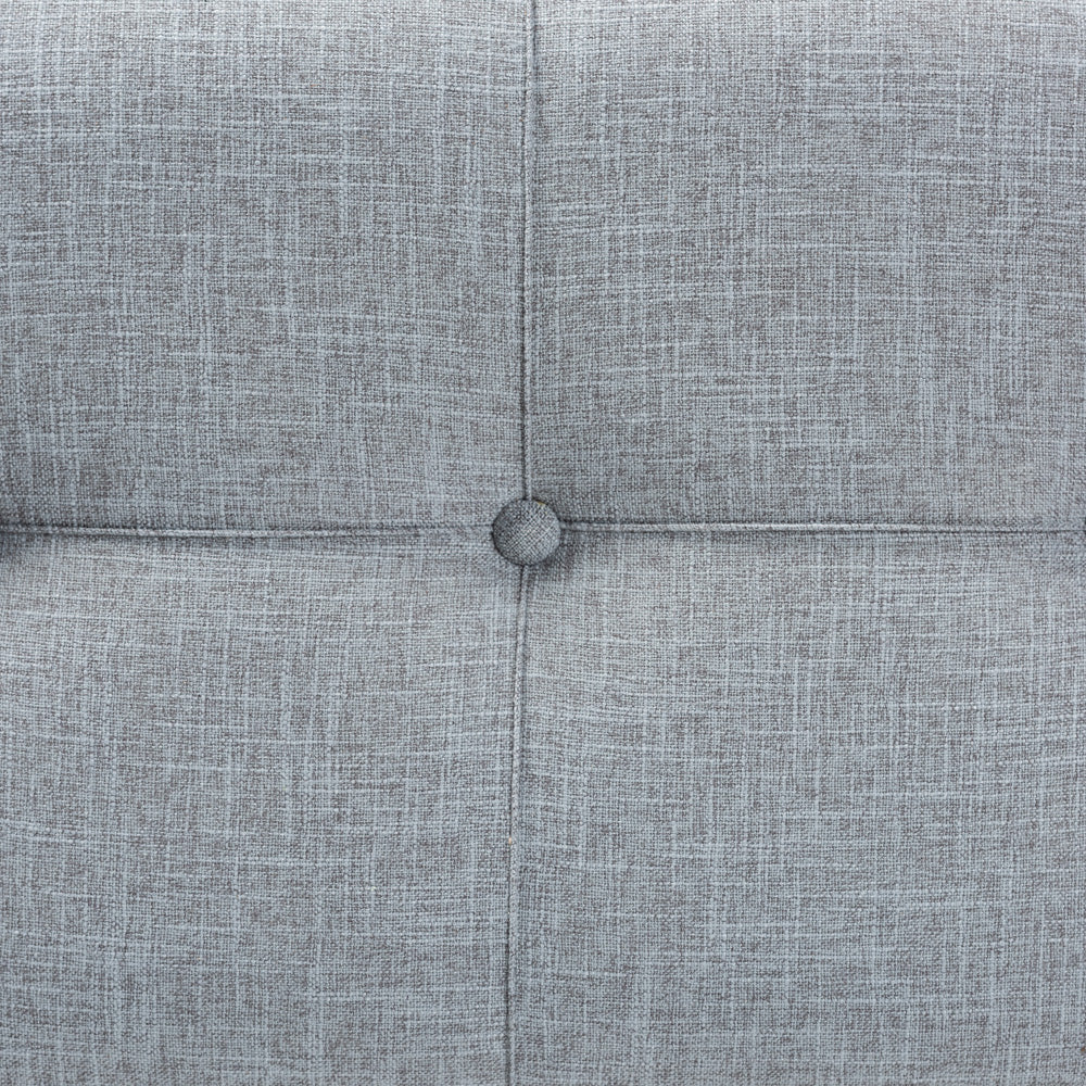 Baxton Studio - Flynn Storage Ottoman in Grey/Black - JY19A416-Grey-Otto view 6