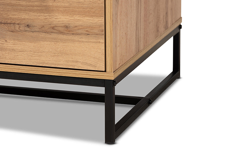 Baxton Studio - Franklin Coffee Table - CT8007-Oak-CT view 8